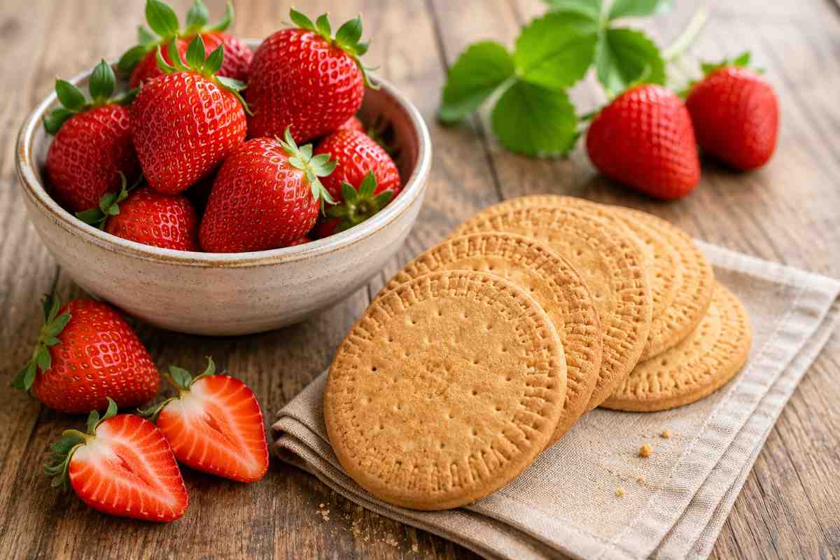 biscotti e fragole 