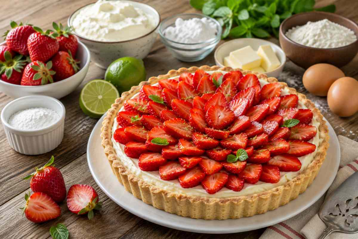 crostata fragole