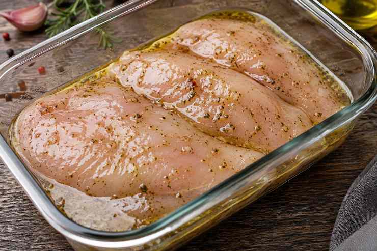 petto di pollo marinato